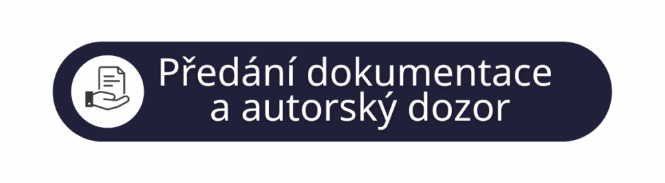 Ikona předání dokumentace a autorský dozor Jiří Bednář