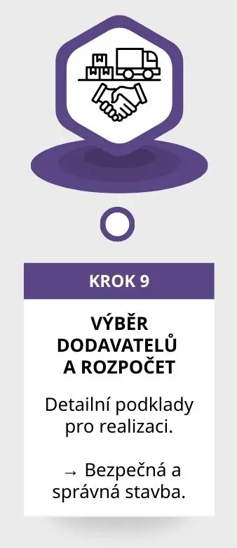 Výběr dodavatelů a rozpočet – Ing. Jiří Bednář, detailní podklady pro realizaci stavby rodinného domu