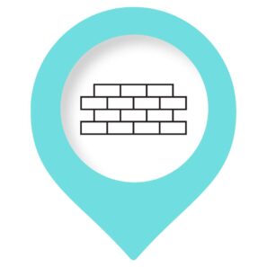 Ikona rekonstrukce a projektování staveb – cihlová zeď – Jiří Bednář